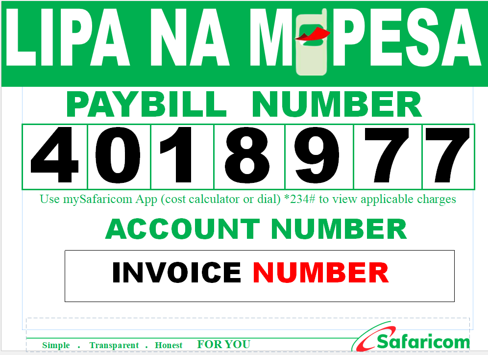 Lipa na M-PESA TILL Number Hostrina Kenya